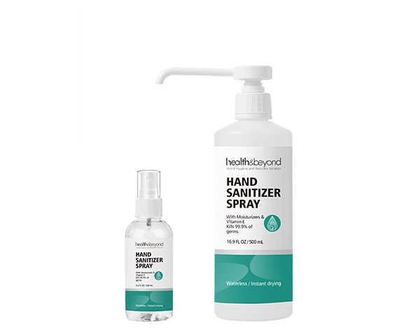 Spray désinfectant pour les mains