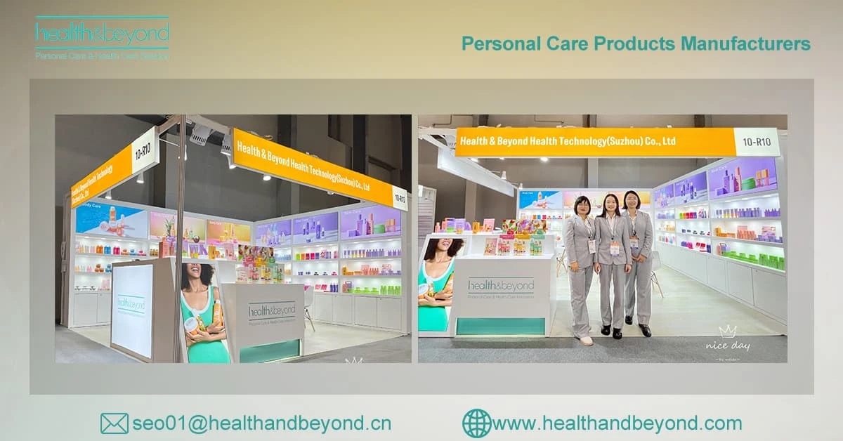 Produits de soins personnels Health&beyond au Cosmoprof Asia 2024