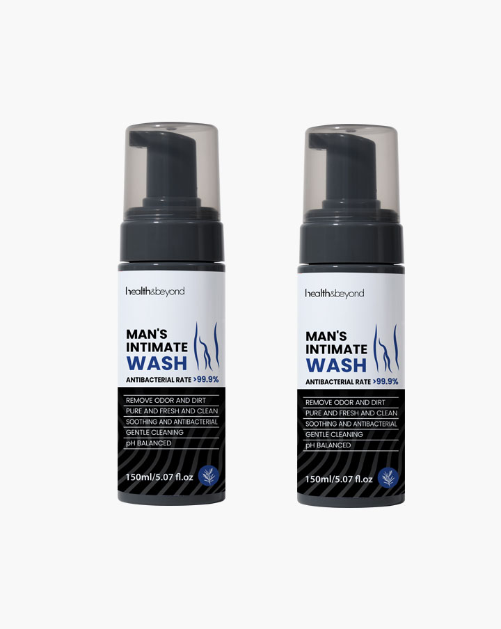 Mousse nettoyante intime pour homme