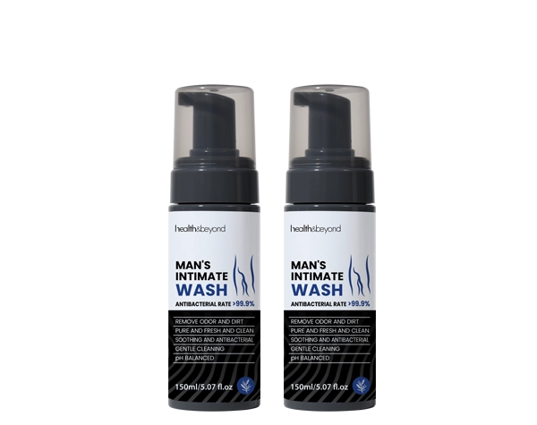 Mousse nettoyante intime pour homme