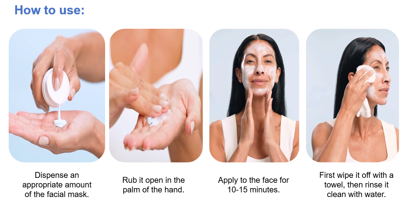 masque facial tourbillonnant