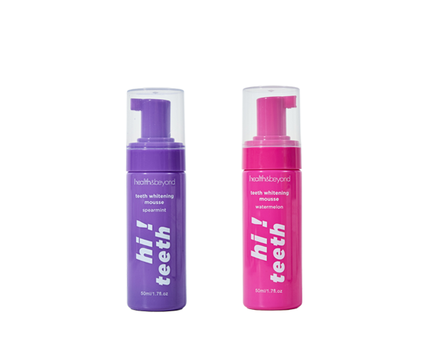 Mousse blanchissante pour les dents