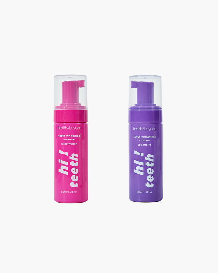 Mousse blanchissante pour les dents