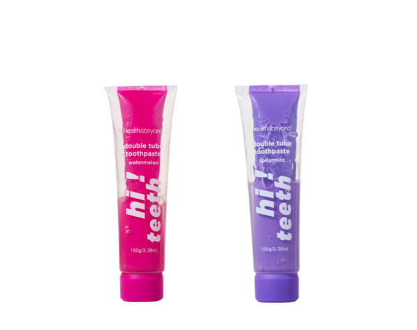 Dentifrice double tube double effet