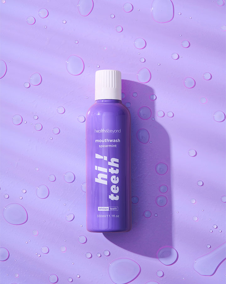 bain de bouche blanchissant les dents