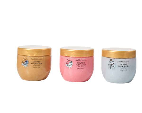 Gommage corporel scintillant