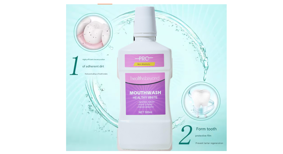 Bain de bouche blanc et sain Healthy White Mouthwash