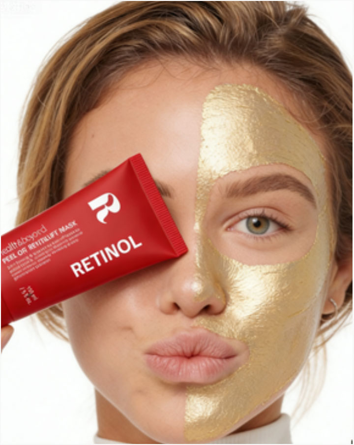 Masque peel-off scintillant