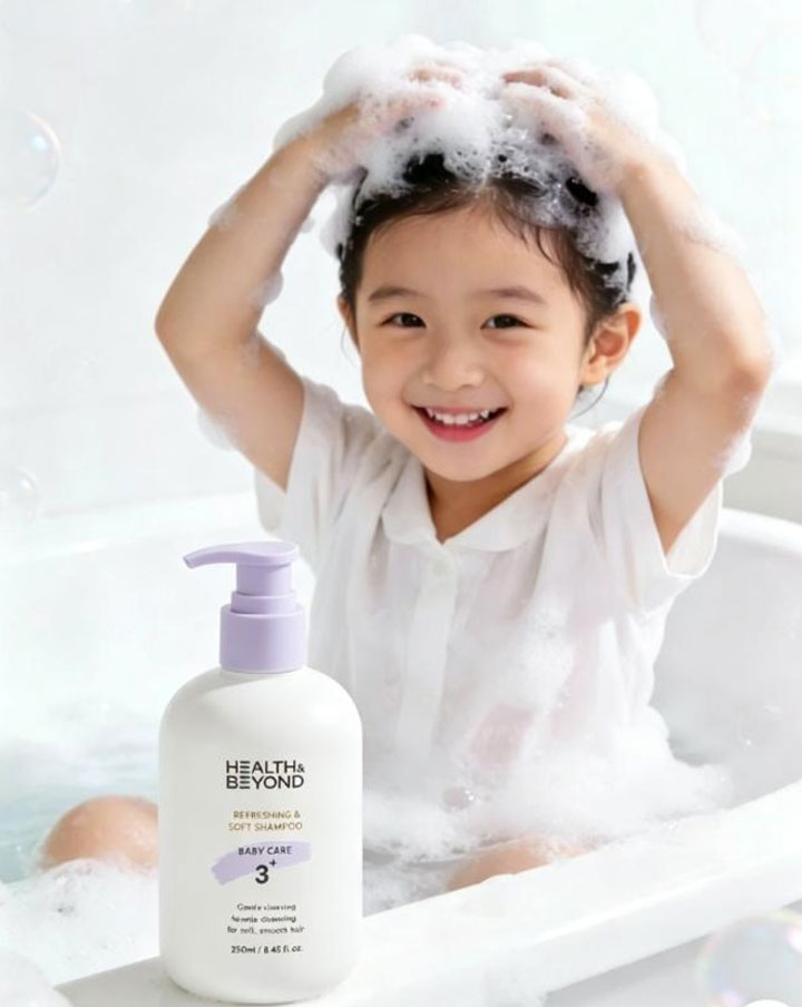 Shampoing doux pour b&eacute;b&eacute; 3+