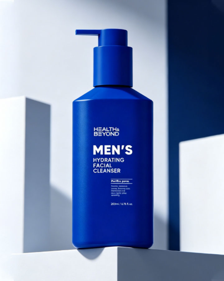 Nettoyant visage hydratant pour hommes