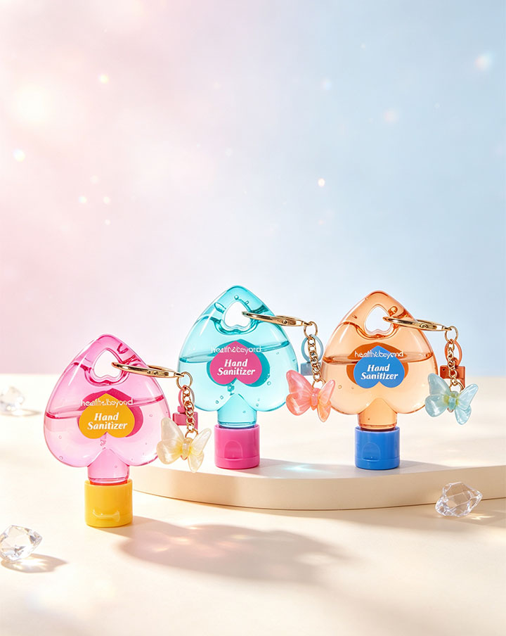 Gel hydroalcoolique portable suspendu