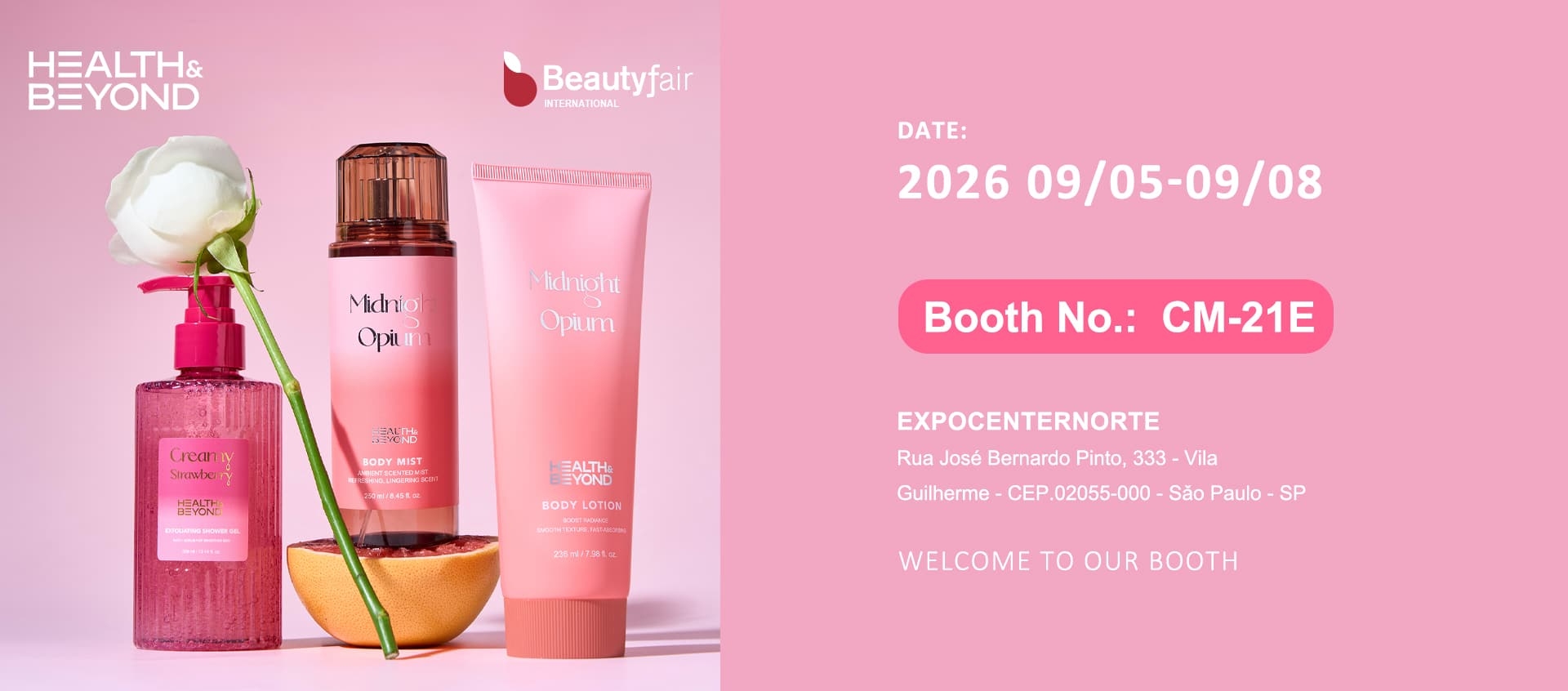 Health & Beyond pr&eacute;sentera ses produits de soins personnels au salon Beautyfair International 2026