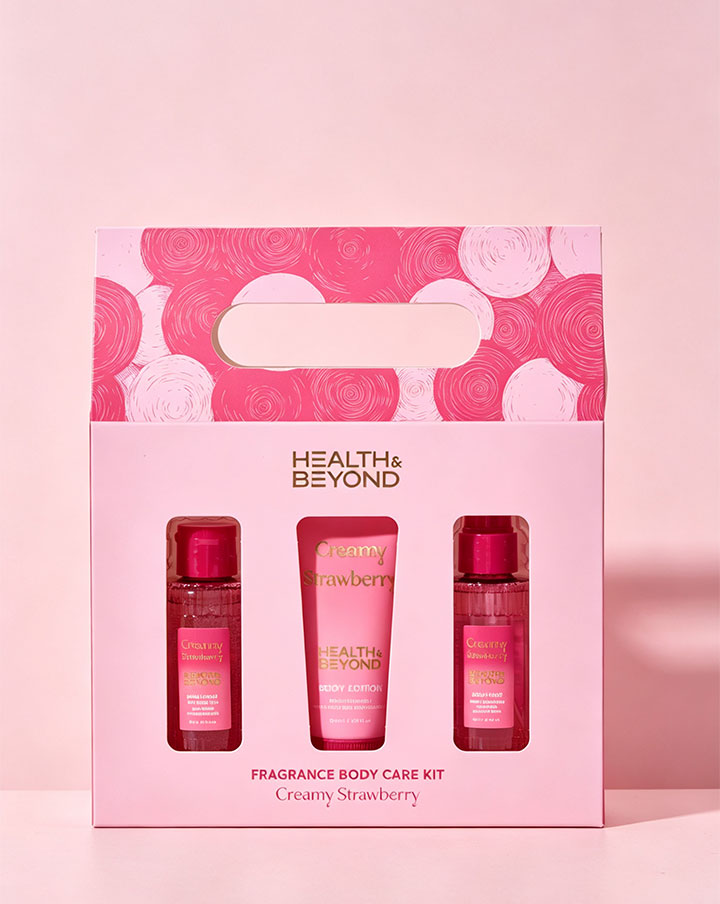 coffret de voyage pour soins du corps body care travel set