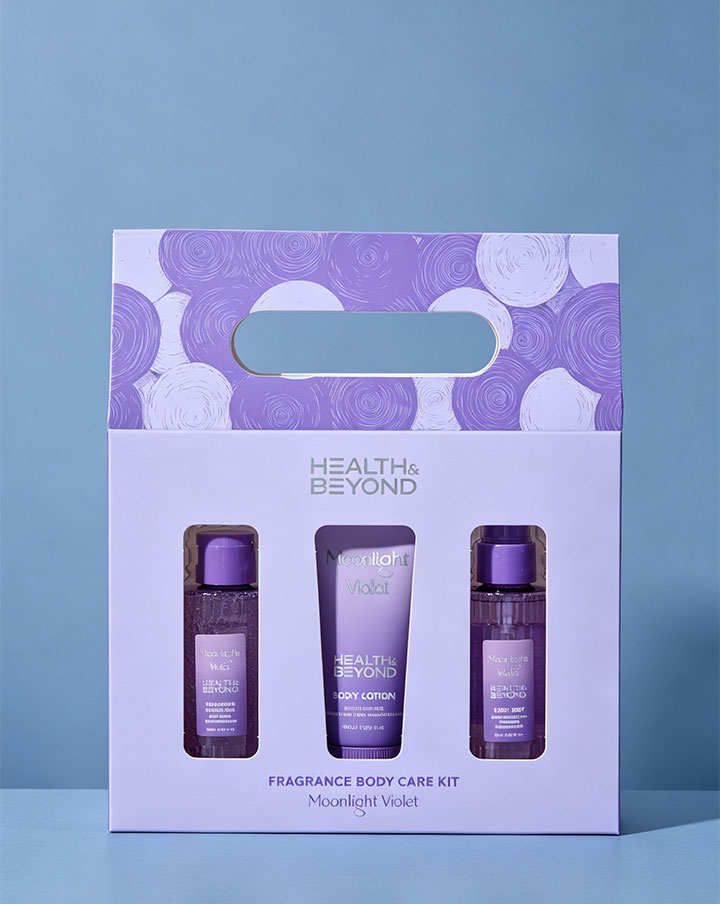 coffret de voyage pour soins du corps body care travel set
