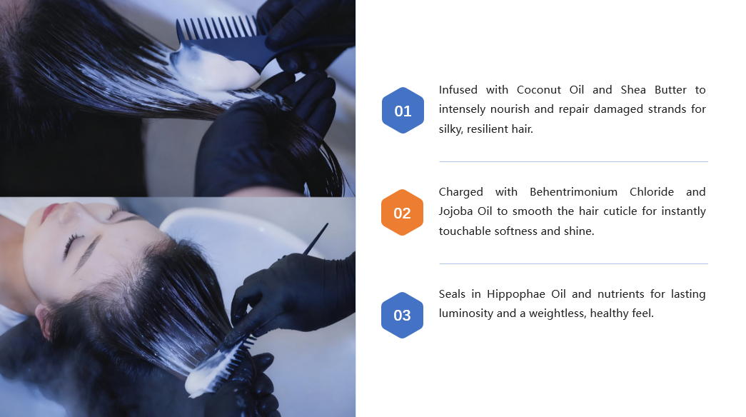 fabrication de masques capillaires sous marque privée Private label hair mask manufacturing